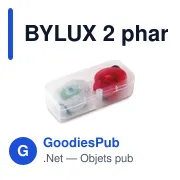 BYLUX 2 phares de vélos dans un boî - Miniature 1