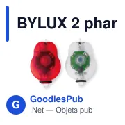 BYLUX 2 phares de vélos dans un boî - Miniature 2