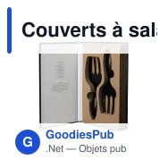 Couverts à salade personnalisables en acier inoxydable avec logo - Byon Insalata - Miniature 3