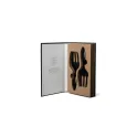 Variante Noir - Couverts à salade personnalisables en acier inoxydable avec logo - Byon Insalata