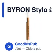 BYRON Stylo à bille bambou - Miniature 4