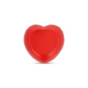 Variante Rouge - Cœur anti-stress personnalisable en mousse PU avec logo - Blanc ou rouge