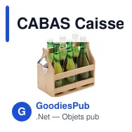 CABAS Caisse à bouteilles en bambou - Miniature 3
