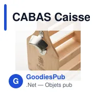 CABAS Caisse à bouteilles en bambou - Miniature 4
