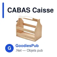 CABAS Caisse à bouteilles en bambou - Miniature 5