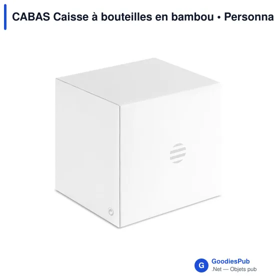 CABAS Caisse à bouteilles en bambou - Image 8