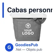 Cabas personnalisable en polycanvas Hekla avec logo - Miniature 5