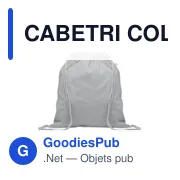 CABETRI COLOUR Sac coton recyclé de 140 gr/m² - Miniature 1