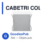 CABETRI COLOUR Sac coton recyclé de 140 gr/m² - Miniature 2