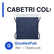 CABETRI COLOUR Sac coton recyclé de 140 gr/m² - Miniature 11