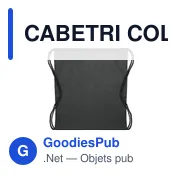 CABETRI COLOUR Sac coton recyclé de 140 gr/m² - Miniature 7