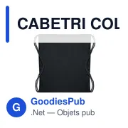CABETRI COLOUR Sac coton recyclé de 140 gr/m² - Miniature 8