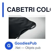 CABETRI COLOUR Sac coton recyclé de 140 gr/m² - Miniature 9