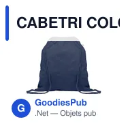 CABETRI COLOUR Sac coton recyclé de 140 gr/m² - Miniature 10