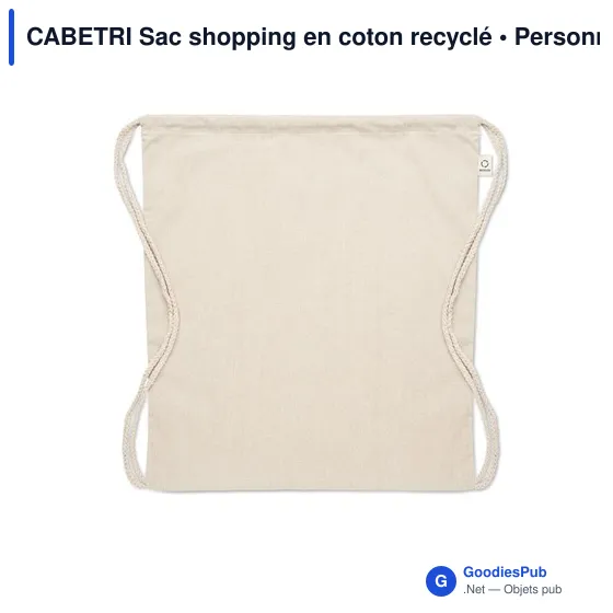 CABETRI Sac shopping en coton recyclé - Image 2