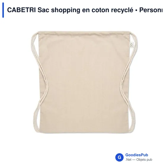 CABETRI Sac shopping en coton recyclé - Image 3