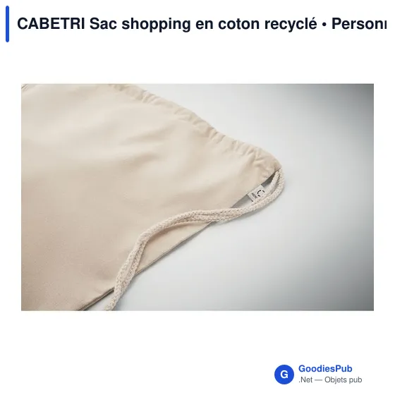 CABETRI Sac shopping en coton recyclé - Image 5