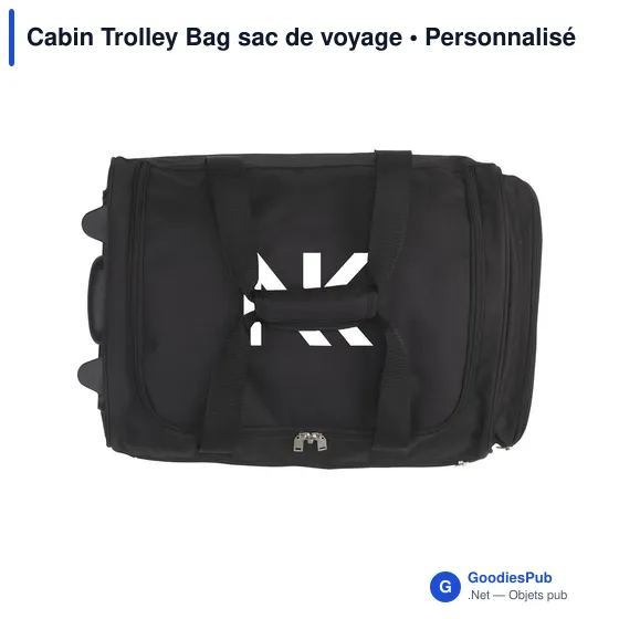 Sac de voyage personnalisable Cabin Trolley Bag avec logo - Image 4