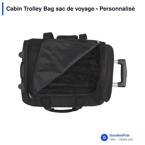 Sac de voyage personnalisable Cabin Trolley Bag avec logo - Image 6