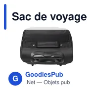 Sac de voyage personnalisable Cabin Trolley Bag avec logo - Miniature 9