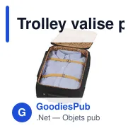 Trolley valise personnalisable avec logo - Cabinet Trolley - Miniature 1