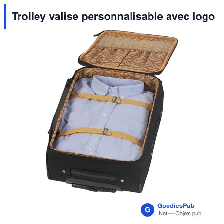 Trolley valise personnalisable avec logo - Cabinet Trolley