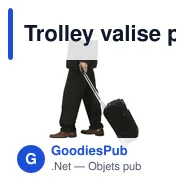 Trolley valise personnalisable avec logo - Cabinet Trolley - Miniature 2