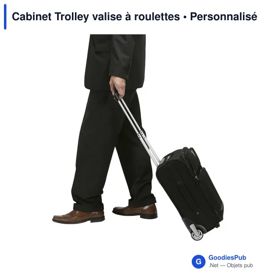 Trolley valise personnalisable avec logo - Cabinet Trolley - Image 2