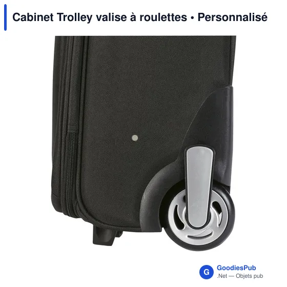 Trolley valise personnalisable avec logo - Cabinet Trolley - Image 3