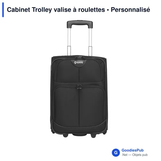 Trolley valise personnalisable avec logo - Cabinet Trolley - Image 4