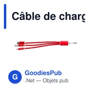 Câble de charge Alvin - Miniature 1