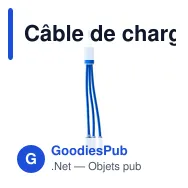 Câble de charge Alvin - Miniature 6