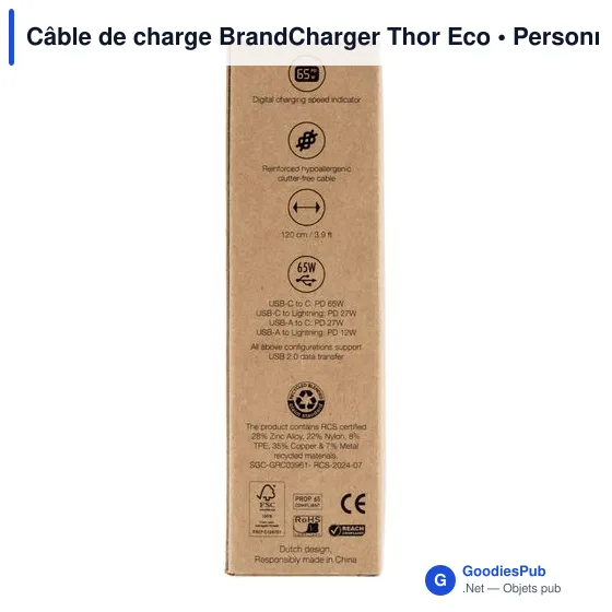 Câble de charge BrandCharger Thor Eco - Image 7