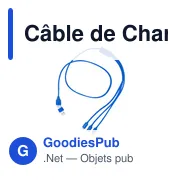 Câble de Charge Clodan - Miniature 1