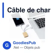 Câble de charge en bambou Brandan - Miniature 4
