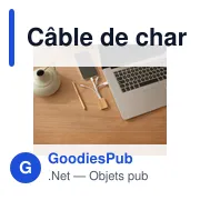 Câble de charge en bambou Brandan - Miniature 5