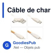 Câble de charge personnalisable en liège B'RIGHT avec logo - Miniature 5