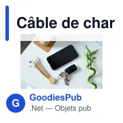 Câble de charge personnalisable en liège B'RIGHT avec logo - Miniature 8