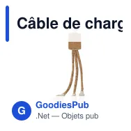 Câble de charge en liège Landry - Miniature 1