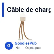 Câble de charge en liège Landry - Miniature 2