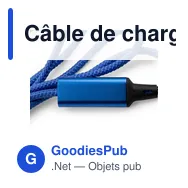 Câble de charge et de synchronisation personnalisable avec logo | Khyree - Miniature 11