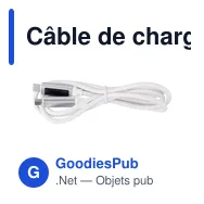 Câble de charge personnalisable 100W avec logo - Gerd - Miniature 12