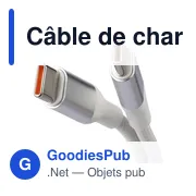 Câble de charge et de transfert personnalisable avec logo - Jacob - Miniature 8