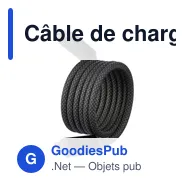 Câble de charge et de transfert personnalisable avec logo - Janet - Miniature 9