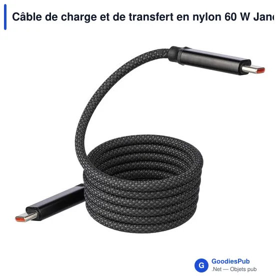 Câble de charge et de transfert personnalisable avec logo - Janet - Image 10