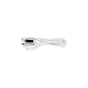 Variante blanc - Câble de charge personnalisable 65W avec logo - Claudia