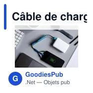 Câble de charge personnalisable avec logo | Evelyn - Miniature 2