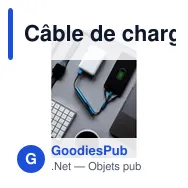Câble de charge personnalisable avec logo | Evelyn - Miniature 3