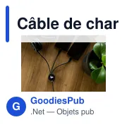 Câble de charge personnalisable avec logo - Exclusive Collection | Jyanette - Miniature 2