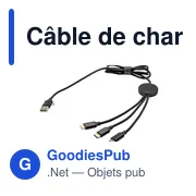Câble de charge personnalisable avec logo - Exclusive Collection | Jyanette - Miniature 3